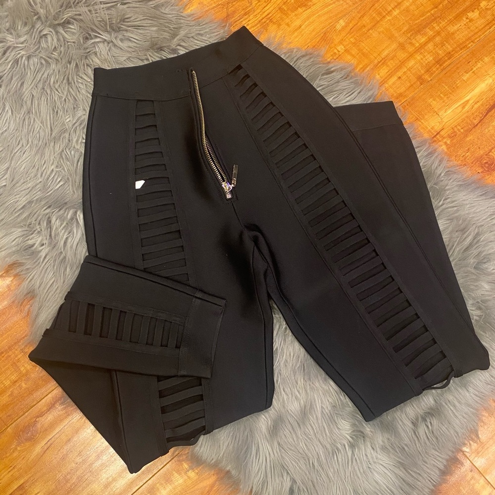 Cut out high quality skinny pants